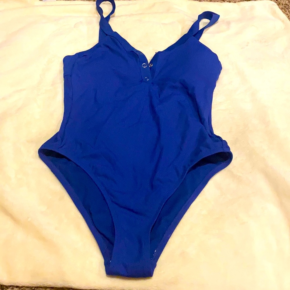 Blue one piece